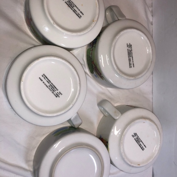 5 Vintage Summer Themed Campbell Soup Mugs dishwasher Microwave safe - Picture 2 of 10